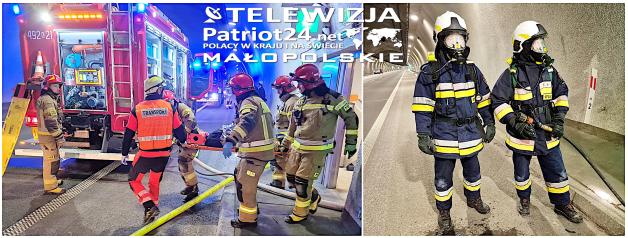 [VIDEO] Pożar i chemikalia w tunelu? Służby ratownicze: jesteśmy gotowi!